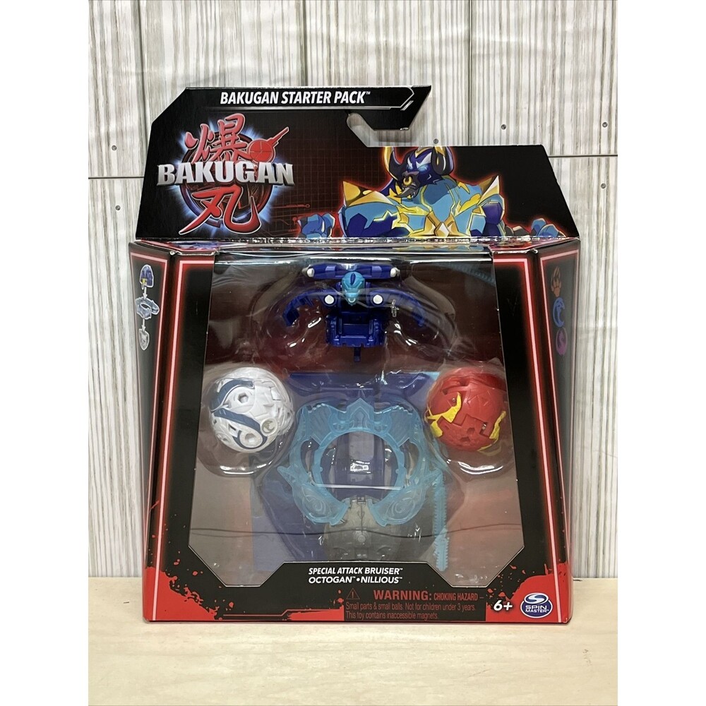 Bakugan 3.0 Starter Pack - Special Attack Bruiser, Octogan & Nillious